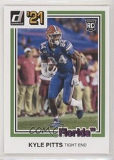 2021 Panini Chronicles Draft Picks Donruss Retro Pink Kyle Pitts #49 ow3