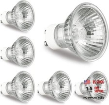 Candle Warmer Lamp Bulb, GU10 Halogen Bulb 110-130V 50W, GU10 C, MR16 Pack of 6