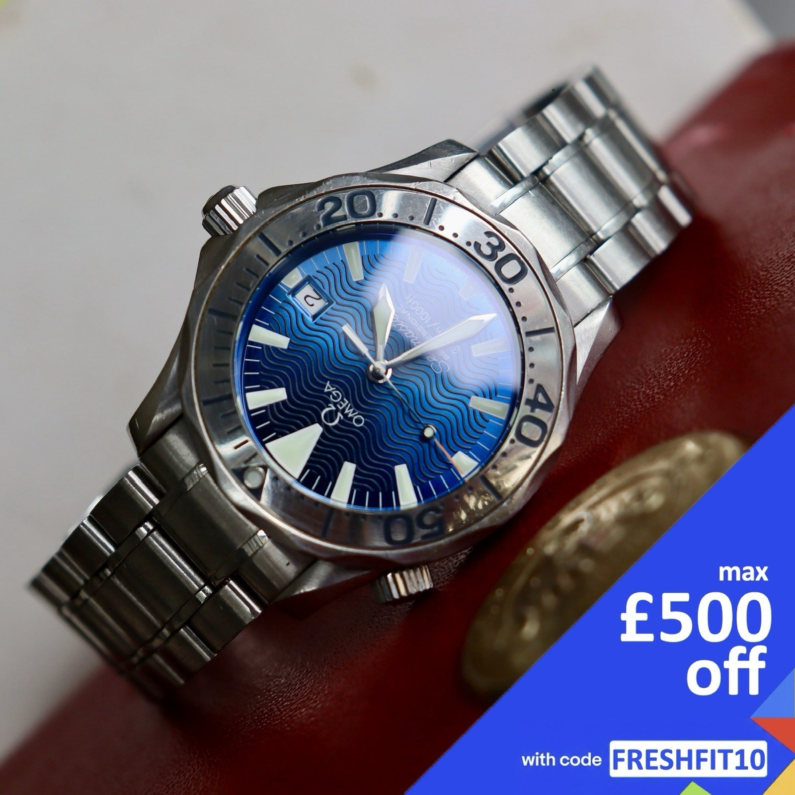 Omega Seamaster Pro Electric Blue SERVICE