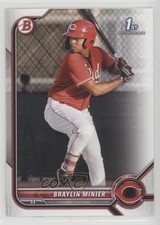 2022 Bowman Prospects Braylin Minier #BP-93 0o6v