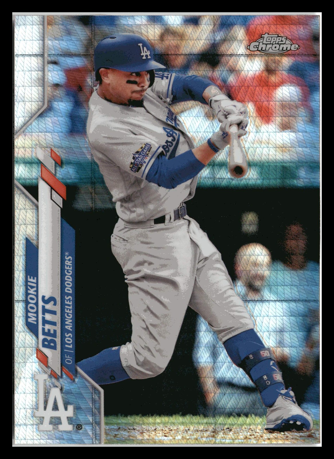 2020 Topps Chrome #100 Mookie Betts Prism Refractor