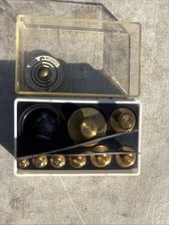 VTG. OHAUS Scale - Fractional Metric Weights Set, W/ Case (complete)