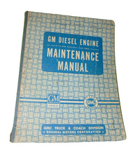 1948 Gm Diesel Engine Maintenance Manual Gmc Truck Coach X-4719 Service Oem