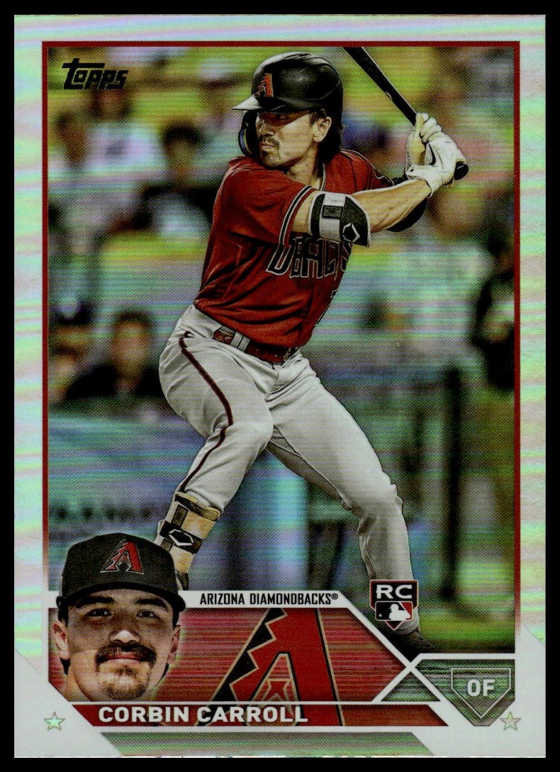 2023 Topps #401 Corbin Carroll Rainbow Foil