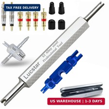 Lucstar R134A R12 A/C HVAC Air Conditioner Schrader Valve Core Removal Tool,Tire