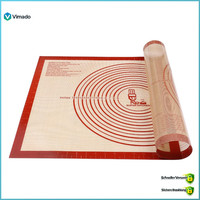 Backunterlage Silikon Rutschfest Groß 71X51Cm Ausrollmatte Teigmatte Bpa-Frei
