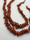 Baroque Red Coral Necklace Large Pieces Luxury Corail BROKEN — photo 6
