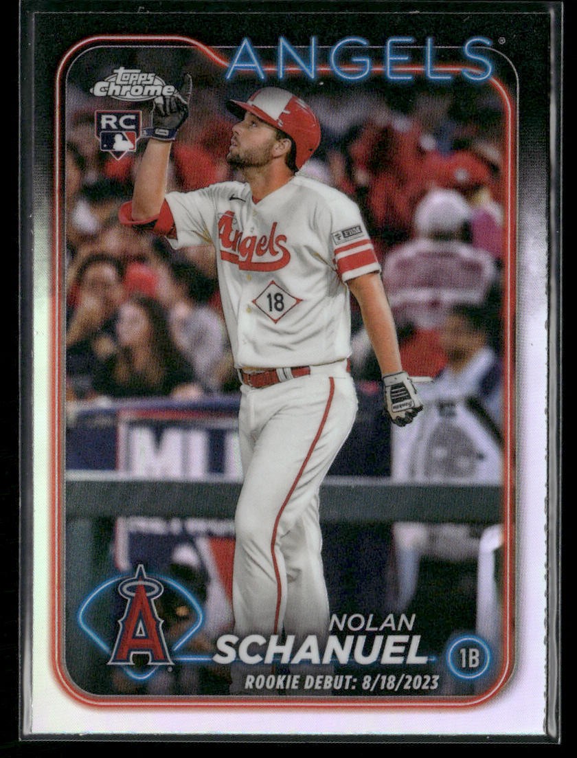 2024 Topps Chrome Update #USC68 Nolan Schanuel Refractors