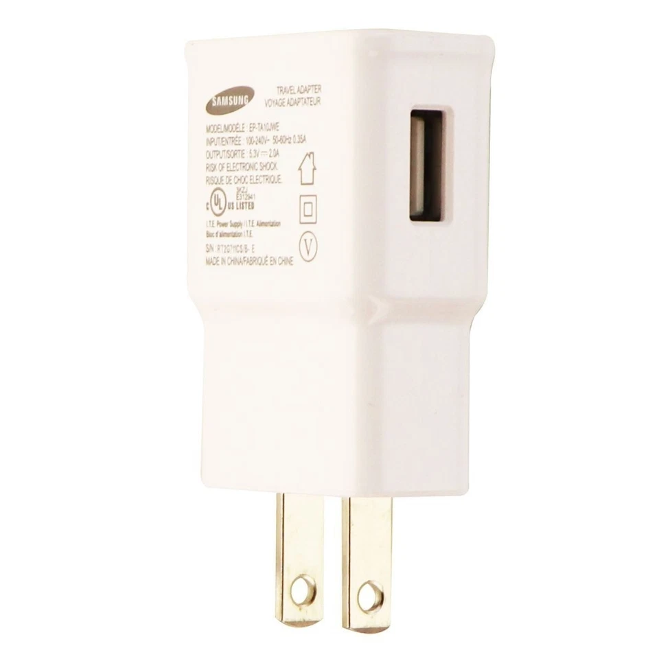 Samsung (EP-TA10JWE) Wall Adapter (5.3 Volt - 2 Amp) for USB Devices - White - Image 2 of 2