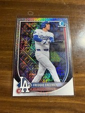 2025 Bowman Chrome MEGA BOX MOJO #33 Freddie Freeman Los Angeles Dodgers