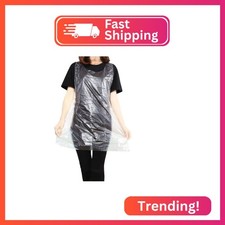 UniPleased Disposable Aprons 50 Count , Plastic apron for Painting Party, Cooki