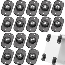 16 Pcs Self Adhesive Mini Caster Wheels Appliance Slider Rollers For Kitchen
