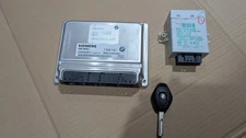 2003 BMW 325i M54 Engine Set DME EWS Ignition Key
