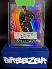 2024-25 Upper Deck Allure Color Flow Full Rainbow Auto Sean Durzi FCAL