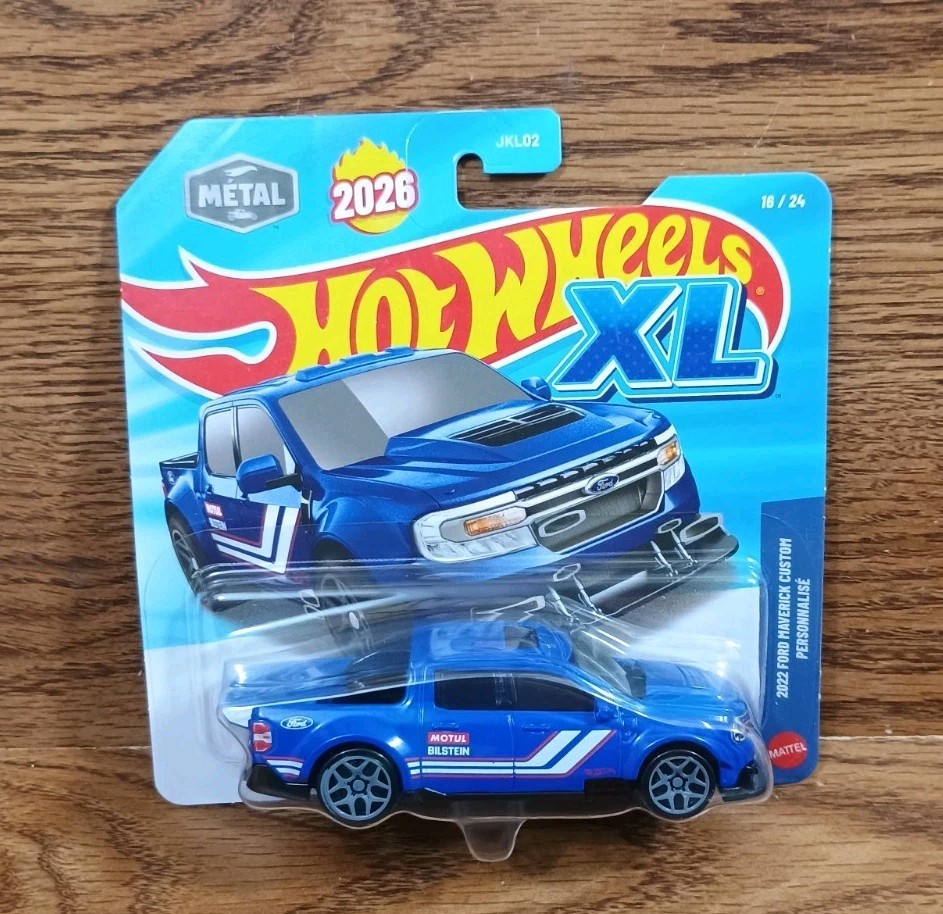 Hot Wheels 2026 XL 2022 FORD MAVERICK CUSTOM PERSONNALISE 1:43