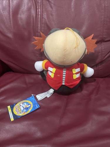 Peluche Sonic The Hedgehog 7 pulgadas | SD Dr. Eggman sentado nuevo con etiquetas - Imagen 2 de 2