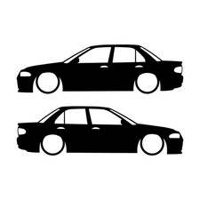 Set Of 2 Car Decal Stickers For Mitsubishi Evo 10 Evolution X Set Of 2 Car Decal Stickers For Mitsubishi Evo 10 Evolution X