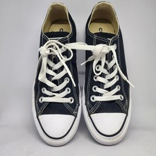 Converse Chuck Taylor All Star Shoes Womens Size 7 Black Canvas Low Top Sneakers