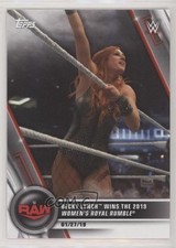 2020 Topps WWE Women's Division RAW Becky Lynch Wins the 2019 Royal Rumble ez4