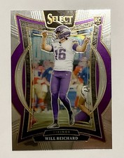 ?Panini Select 2024 Will Reichard #21 Rookie Concourse NFL Card?. rookie card picture
