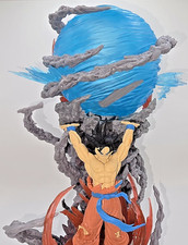10" Dragon Ball Z Goku Son Goku Estatua Figura Lámpara Espíritu Bomba Genki Dama