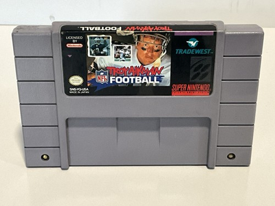 #ad #ad SNES Troy Aikman Football Super Nintendo Cartridge Tested Working $12.00