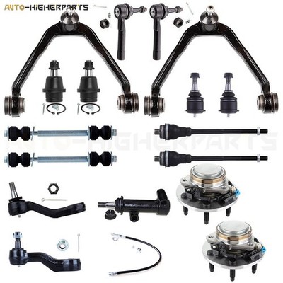 For 2000-2005 Chevy Tahoe 2WD 17 Pcs Front Control Arm Tie Rod End Sway Bar