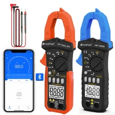 True RMS Clamp Multimeter AC Current Voltage Tester Diode and Continuity Measure