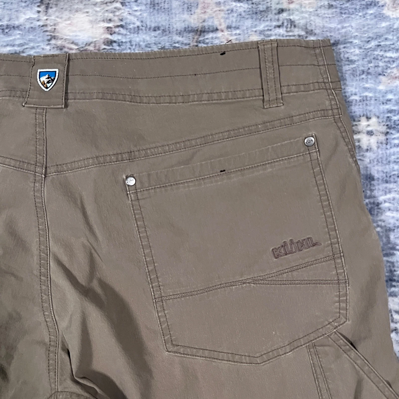 Kuhl Revolvr Pants Mens 38x30 Brown Stretch Chino Hiking Cargo Outdoor Workwear