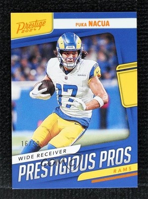 2024 Panini Prestige Prestigious Pros Xtra Points Orange 16/50 Puka Nacua 1f6e