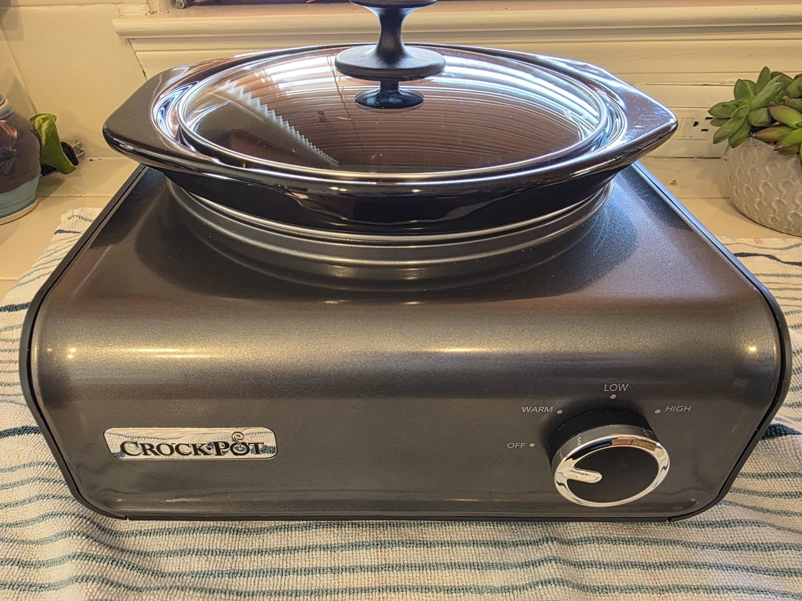 Crock-Pot Hook Up Slow Cooker Connectable 2 Qt Round Tested Works
Opens in a new window or tab