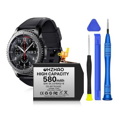 Battery for Samsung Gear S3 Frontier Battery 580mAh(SM-R760) 2025 Upgrade Hig...