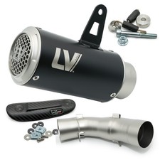 Rear silencer LeoVince SLIP-ON SBK LV CORSA S RACING Black Edition stainless