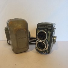 Rolleiflex 4x4 Baby Grey TLR Film Camera Schneider Xenar 60mm f/3.5 Lens
