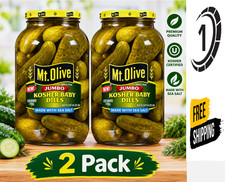 (2 pack) Mt. Olive Kosher Baby Dill Jumbo Pickles - 66 fl oz