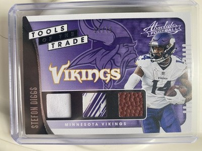 Stefon Diggs Panini 2019 Absolute Football Tools Trade Triple TTT-SD /75 Vikings