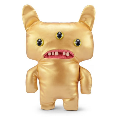 ZURU 15708B Fuggler Gold Fuggs 9 inch (Reeko), Funny Ugly Monster Soft Plush