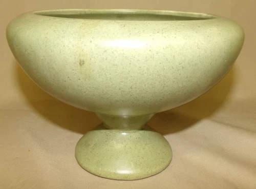 Haeger Sage Green Pedestal Planter Vase