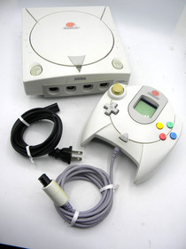 Sega Dreamcast HKT-3020 White Console w/Controller Has Power Cord No Video Cord