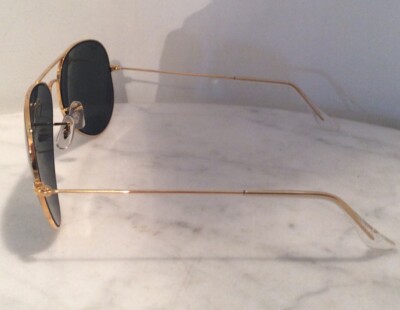 Vintage RAY BAN L2846 XVAS B & L 62 14 Aviator Sunglasses USA W