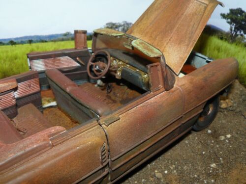 1/18 ( DS ) verlassen und ausgeschliffen 1955 Packard Cabrio, Scheunenfund - Bild 8 von 9