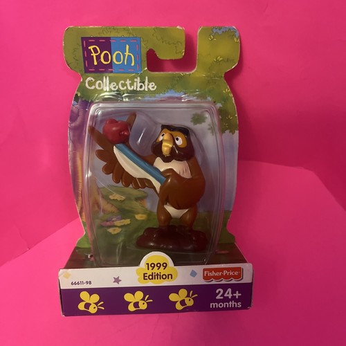 Vintage 1999 Fisher Price First Edition Mattel Pooh Collectible Figure 3” OWL - Picture 3 of 24