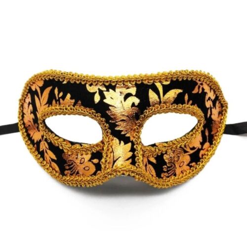 Vintage Male Half Face Mask Jazz Mask Party Mask New Men Masquerade Mask - Picture 1 of 16