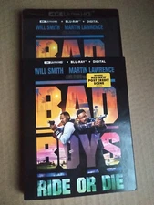 Bad Boys Ride Or Die 4K Ultra HD + Blu-ray + Digital New Sealed With Slipcover 