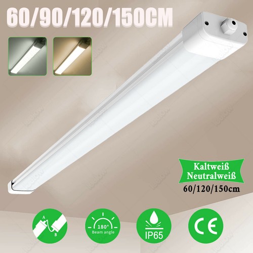 Lampada LED per ambienti umidi lampada per vasca luce 60/90/120/150 cm incl. tubo T8 IP65 - Foto 116 di 195