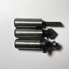 Genuine Erbauer Tools - Router Cutters / Shanks / Bits - 3 pcs