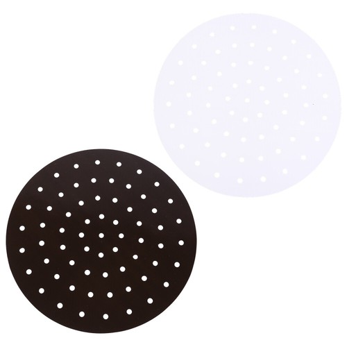 2 Pcs Topflappen Aus Silikon Wiederverwendbarer Dampfeinsatz Airfryer-Liner - Bild 2 von 12