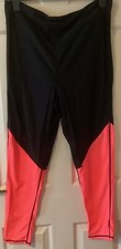 ANN SUMMERS -Love Your Body Active Wear Leggings Size 20-22 Black Coral - BNWT