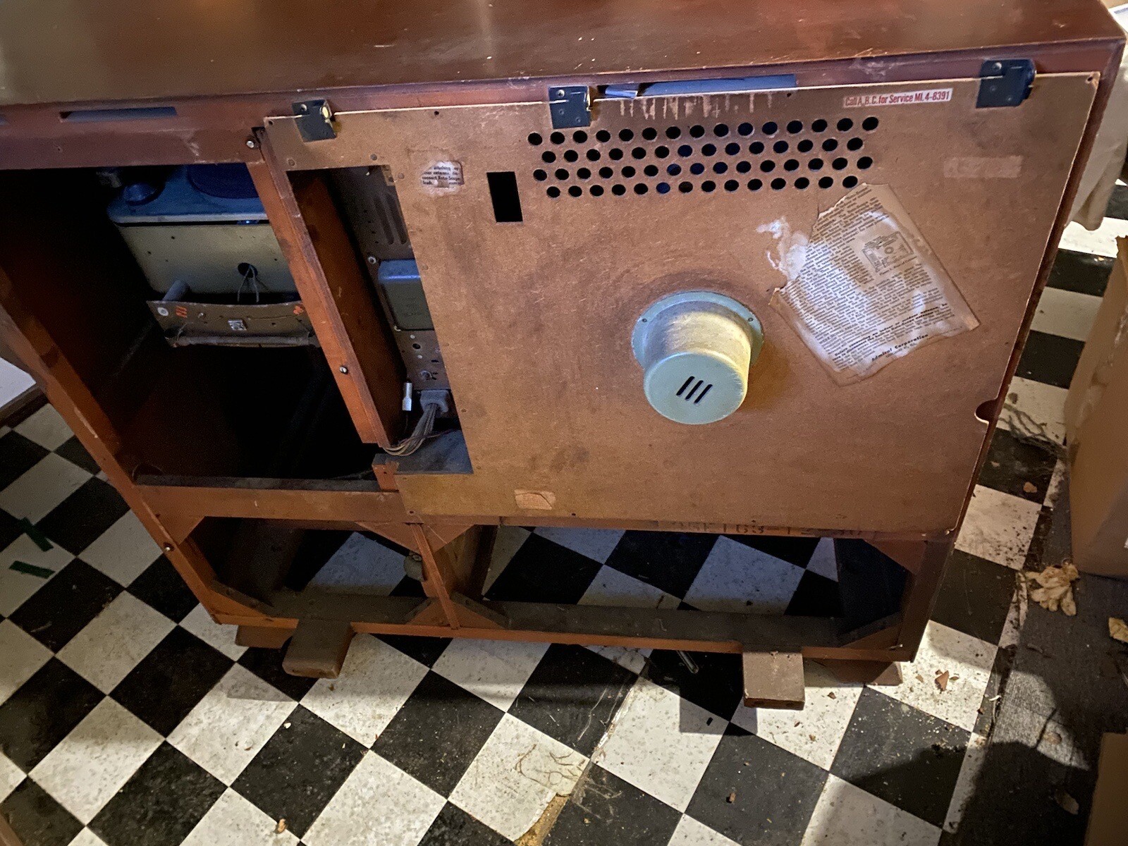 Vintage Admiral TV Record & Radio Console Circa Early 1950s eBay