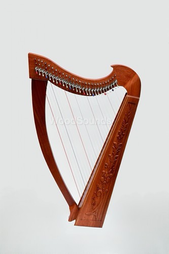 27 Strings Celtic Harp | Musical Instrument | Irish Harp |Handmade Mahogany Wood